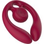 Snail Vibe GIZI Duo Paarstimulator mit Fernbedienung, Burgunderrot