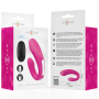 INTENSE - Janet Dual U-förmiger Stimulator und Vibrator mit Fernbedienung, Rosa