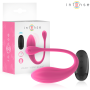 INTENSE - JANICE U-förmiger Doppelstimulationsvibrator mit 10 Vibrationsmodi und Fernbedienung, Rosa