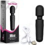 ARMONY - YOUR MAGIC Mini Massagegerät & Vibrator, wiederaufladbar, 10 Vibrationsmodi, schwarz