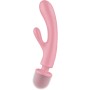 SATISFYER Triple Lover Rabbit Vibrator und Massagegerät, Rosa