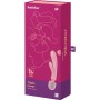SATISFYER Triple Lover Rabbit Vibrator und Massagegerät, Rosa