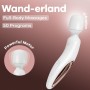 SATISFYER WAND ERLAND Vibrationsmassagegerät Weiß XXL