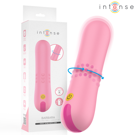 INTENSE - BARBARA Vibrator mit rotierenden Perlen und Vibration