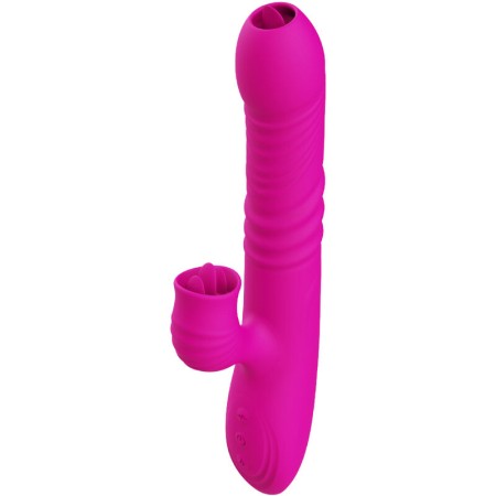 ARMONY Fanny Multifunktions-Doppelzunge Vibrator mit Wärmeeffekt in Fuchsia