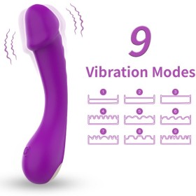 ARMONY G-Punkt Vibrator aus hochwertigem Silikon, violett, 9 Vibrationsmodi