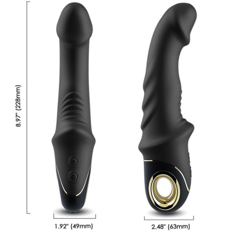 ARMONY JoyBlade Rotierender Dildo Vibrator Schwarz – 9 Vibrationsmodi, USB Wiederaufladbar