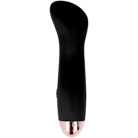DOLCE VITA - Wiederaufladbarer Vibrator ONE Schwarz mit 7 Geschwindigkeiten