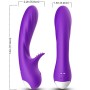 ARMONY Romance Vibrator mit Stimulator, violett, 9 Vibrationsmodi, wasserdicht