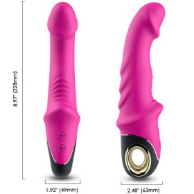ARMONY JoyBlade Rotierender Vibrator Dildo Fuchsia - 9 Vibrationsmodi, Wasserdicht