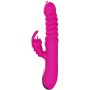 ARMONY Multifunktions-Rabbit-Vibrator mit Doppelzunge und Wärmeeffekt in Fuchsia