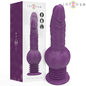INTENSE - Tatum Multifunktionsvibrator mit Auf- und Abbewegung 24 cm Lila