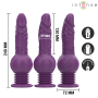 INTENSE - Tatum Multifunktionsvibrator mit Auf- und Abbewegung 24 cm Lila