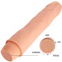 BAILE - DWARF Realistischer Vibrator 21 cm Hautfarben