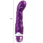 BAILE Realistischer Vibrator mit 10 Vibrationsrhythmen, Violett