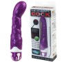 BAILE Realistischer Vibrator mit 10 Vibrationsrhythmen, Violett