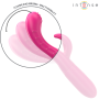 INTENSE - AMARA Vibrator mit stimulierender Zunge, 10 Vibrationsmodi, Rosa