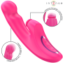 INTENSE - EMI Vibrator 13,5 cm Multifunktion 3-in-1 mit 10 Vibrationsmodi Rosa