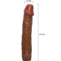 BAILE - Bob Realistischer Vibrator 22,5 cm Mulatto