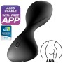 SATISFYER - Trendsetter Vibrations-Analplug mit App-Steuerung, Schwarz