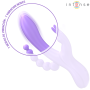 INTENSE - MIKO Dreifach Vibrator Rabbit mit Analstimulator, 7 Vibrationsmodi, Lila