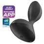 SATISFYER SWEET SEAL Vibrations-Analplug mit App-Steuerung, Schwarz