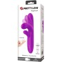 PRETTY LOVE Angelique Multifunktionsvibrator mit klitoralem Stimulator, Lila