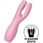 Satisfyer Threesome 3 Vibrator – Pink, 3 Motoren, Silikon