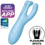 SATISFYER Threesome 4 Vibrator mit App Steuerung – Blau