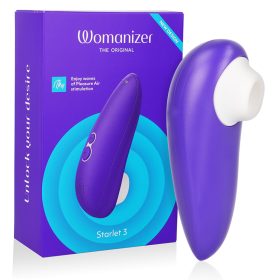 WOMANIZER Starlet 3 Klitoris Stimulator Indigo – 6 Intensitätsstufen, wasserdicht, USB wiederaufladbar