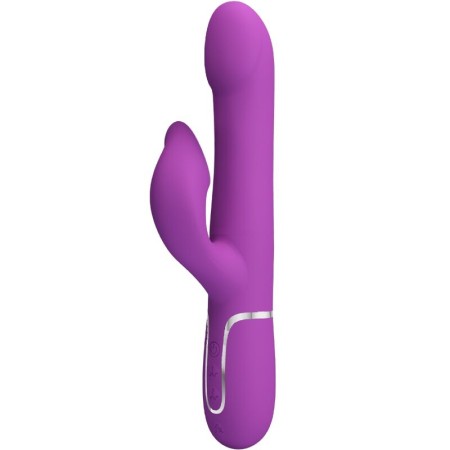 PRETTY LOVE 4-in-1 Multifunktions-Vibrator & Stimulator in Lila