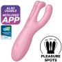 SATISFYER THREESOME 4 Vibrator mit App Steuerung in Pink