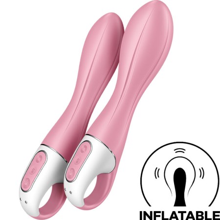SATISFYER AIR PUMP VIBRATOR 2 - Aufblasbarer Vibrator in Rosa