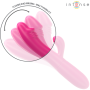 INTENSE - IVY Flexibler Vibrator mit 10 Vibrationsmodi und stimulierender Zunge, Rosa