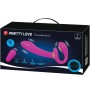 PRETTY LOVE Thunderbird Doppelt Strap-On Vibrator mit Fernbedienung, Lila