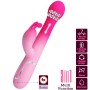 PRETTY LOVE DEJON 3-in-1 Multifunktions Rabbit Vibrator Rosa
