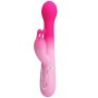 PRETTY LOVE DEJON 3-in-1 Multifunktions Rabbit Vibrator Rosa