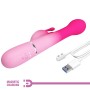 PRETTY LOVE DEJON 3-in-1 Multifunktions Rabbit Vibrator Rosa