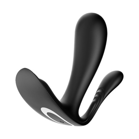 SATISFYER Top Secret + Vibrator Schwarz – Ergonomischer G-Punkt & Analstimulator