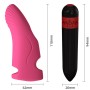 ARMONY - Aurora Vibrator Finger Fuchsia, medizinisches Silikon, 9 Vibrationsmodi, wasserdicht
