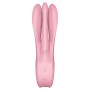 SATISFYER - THREESOME 1 VIBRATOR ROSA – 3 kraftvolle Motoren, Silikon, wasserdicht