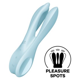 SATISFYER - THREESOME 1 Vibrator Blau mit 3 Motoren