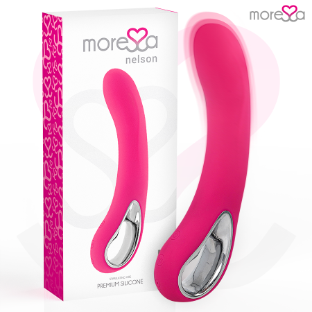 MORESSA Nelson Premium Silikon G-Punkt Massager, Wiederaufladbar