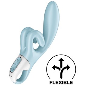 SATISFYER TOUCH ME Rabbit Vibrator Blau – Duale Stimulation mit 3 Motoren