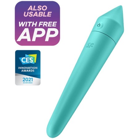 Satisfyer Ultra Power Bullet 8 - Leistungsstarker Mini Vibrator in Türkis