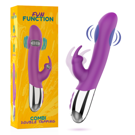 FUN FUNCTION - COMBI DOUBLE TAPPING Klitoris-Stimulator mit Doppelmotor
