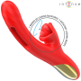 INTENSE - Jessica Multifunktionaler Vibrator mit Klitorisstimulation, 24,8 cm, Rot