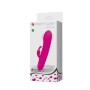 Pretty Love Flirtation Vibrator mit Rabbit Caesar, lila, 10 Vibrationsmodi