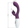 Pretty Love Butterfly Kiss Rabbit Vibrator & G-Punkt Stimulator - Lila