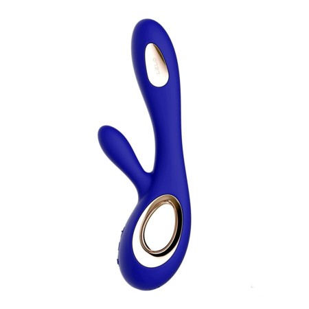 LELO Soraya Wave Rabbit Vibrator Midnight Blau